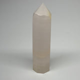 286.4g, 5.4"x1.3"  Pink Calcite Point Tower Obelisk Crystal, B23287