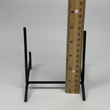 1 piece, 4.2"x4.5"x4.5" Black Metal Colored Metal Stands For Minerals, Display