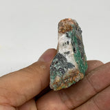 93.8g, 2.4"x1.7"x1", Malachite Galena Cerussite Chunk Rough Mineral Specimens, B