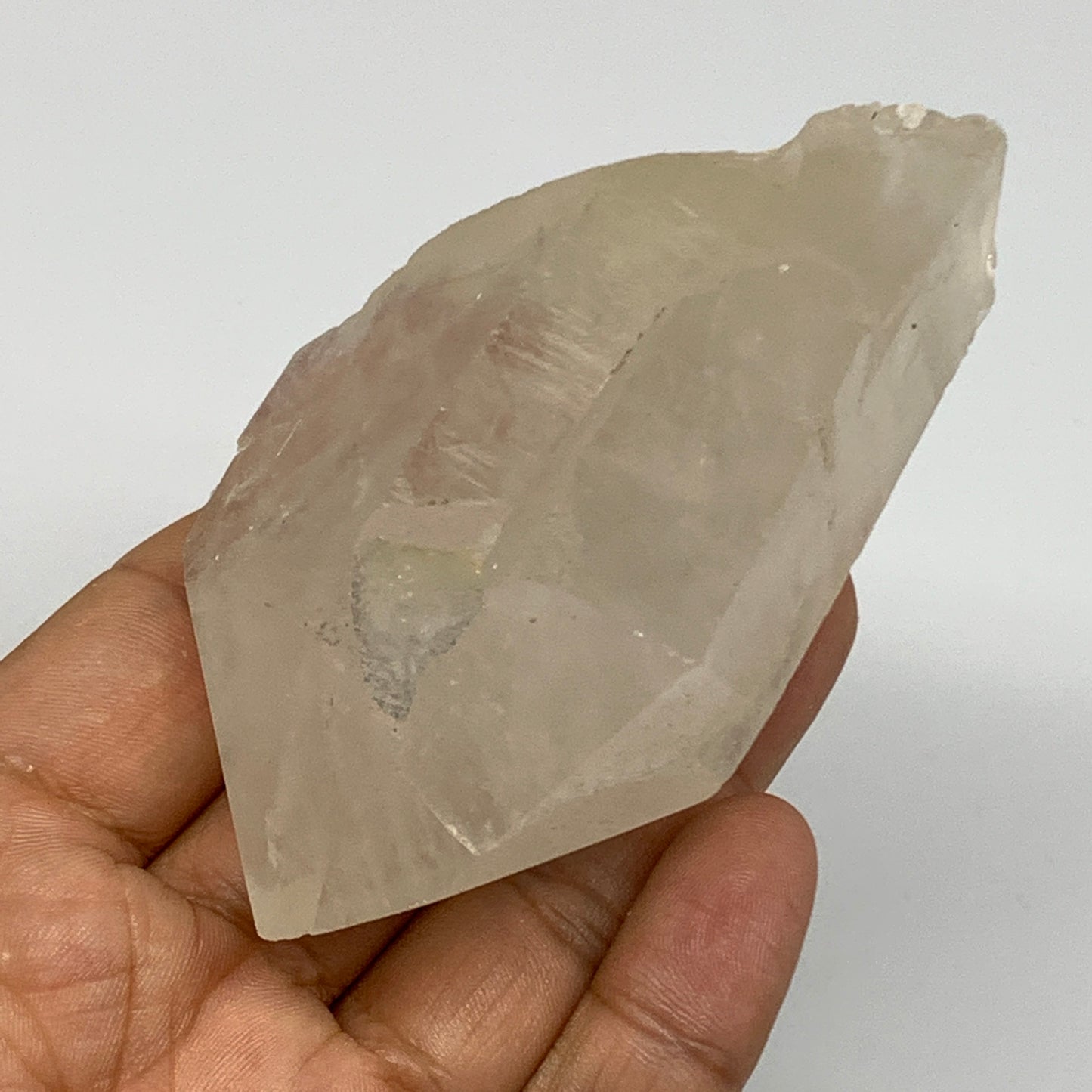 194g, 3.9"x2"x1.3", Lemurian Quartz Crystal Mineral Specimens @Brazil, B19238