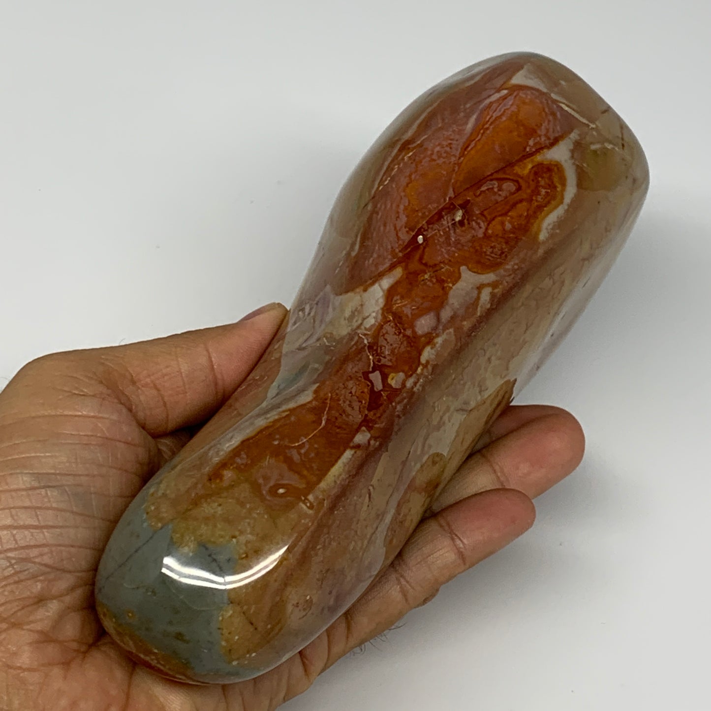 965g, 6.6"x 3"x2.2" Natural Polychrome Jasper Freeform @Madagascar, B18434