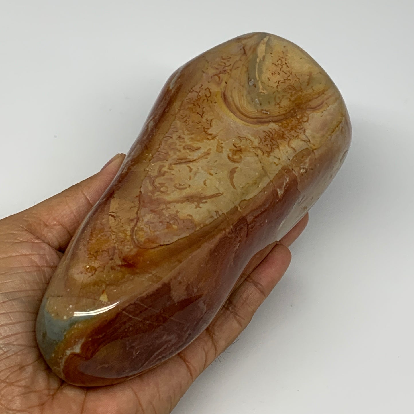 965g, 6.6"x 3"x2.2" Natural Polychrome Jasper Freeform @Madagascar, B18434