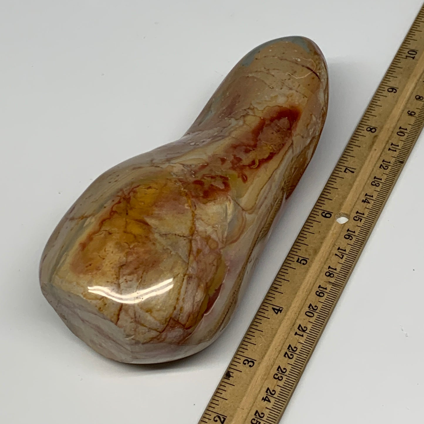 965g, 6.6"x 3"x2.2" Natural Polychrome Jasper Freeform @Madagascar, B18434
