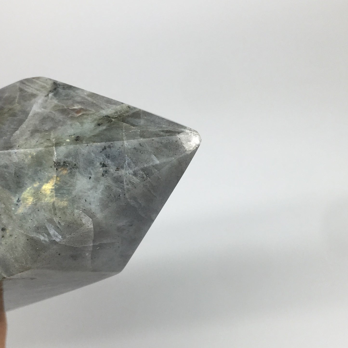 1690g,9.75"x2.7"x2.5" Natural Labradorite Tower Point Crystal @Madagascar,TP166