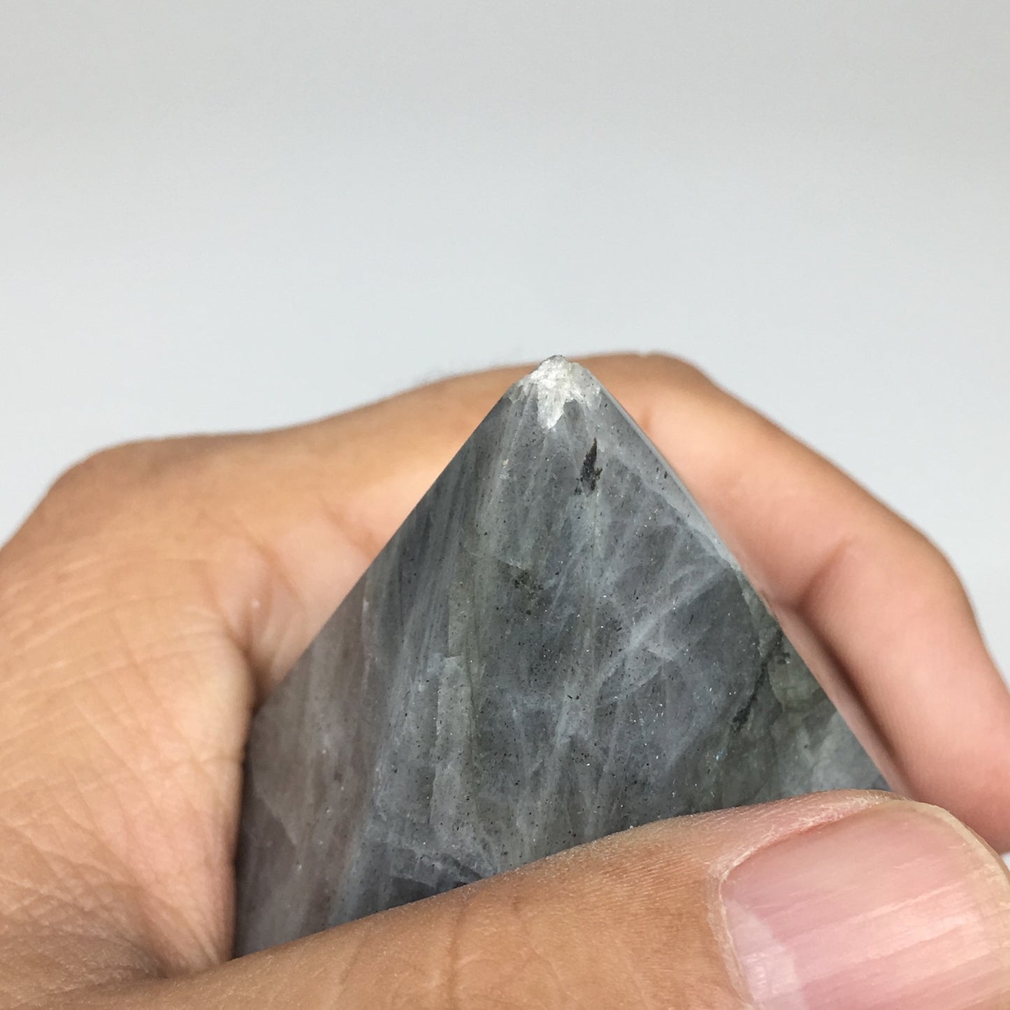 1690g,9.75"x2.7"x2.5" Natural Labradorite Tower Point Crystal @Madagascar,TP166