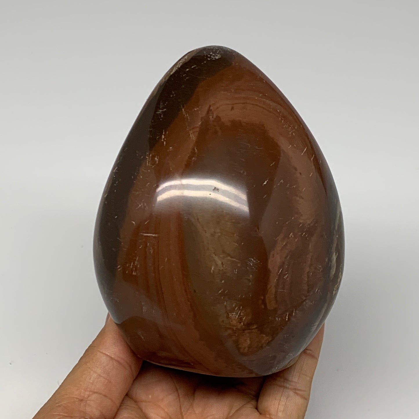 755g, 4.3"x 3.4"x2.6" Natural Polychrome Jasper Freeform @Madagascar, B18436