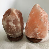 2x Himalaya Natural Handcraft Rough Raw Crystal Salt Lamp,7.5"-8"Tall,XL263 - watangem.com