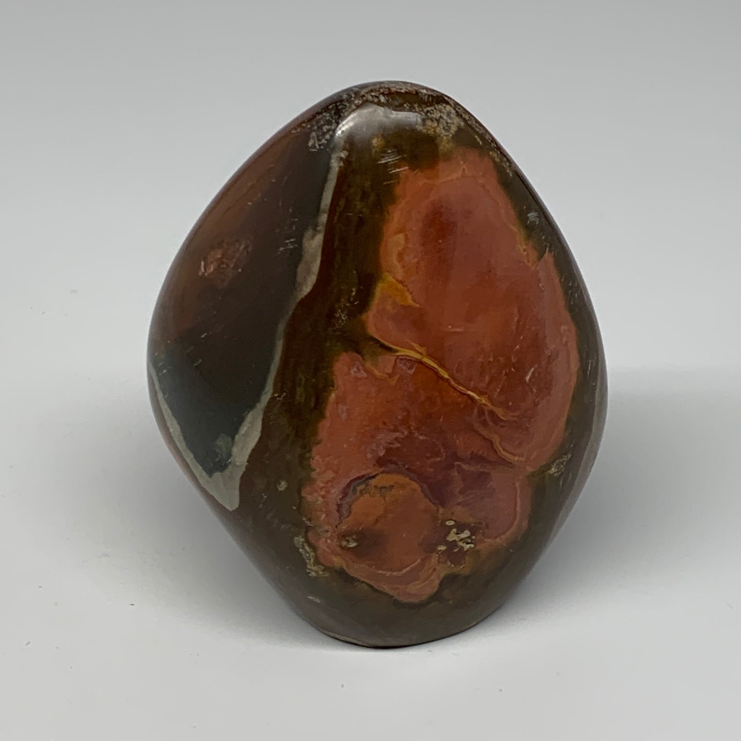 755g, 4.3"x 3.4"x2.6" Natural Polychrome Jasper Freeform @Madagascar, B18436
