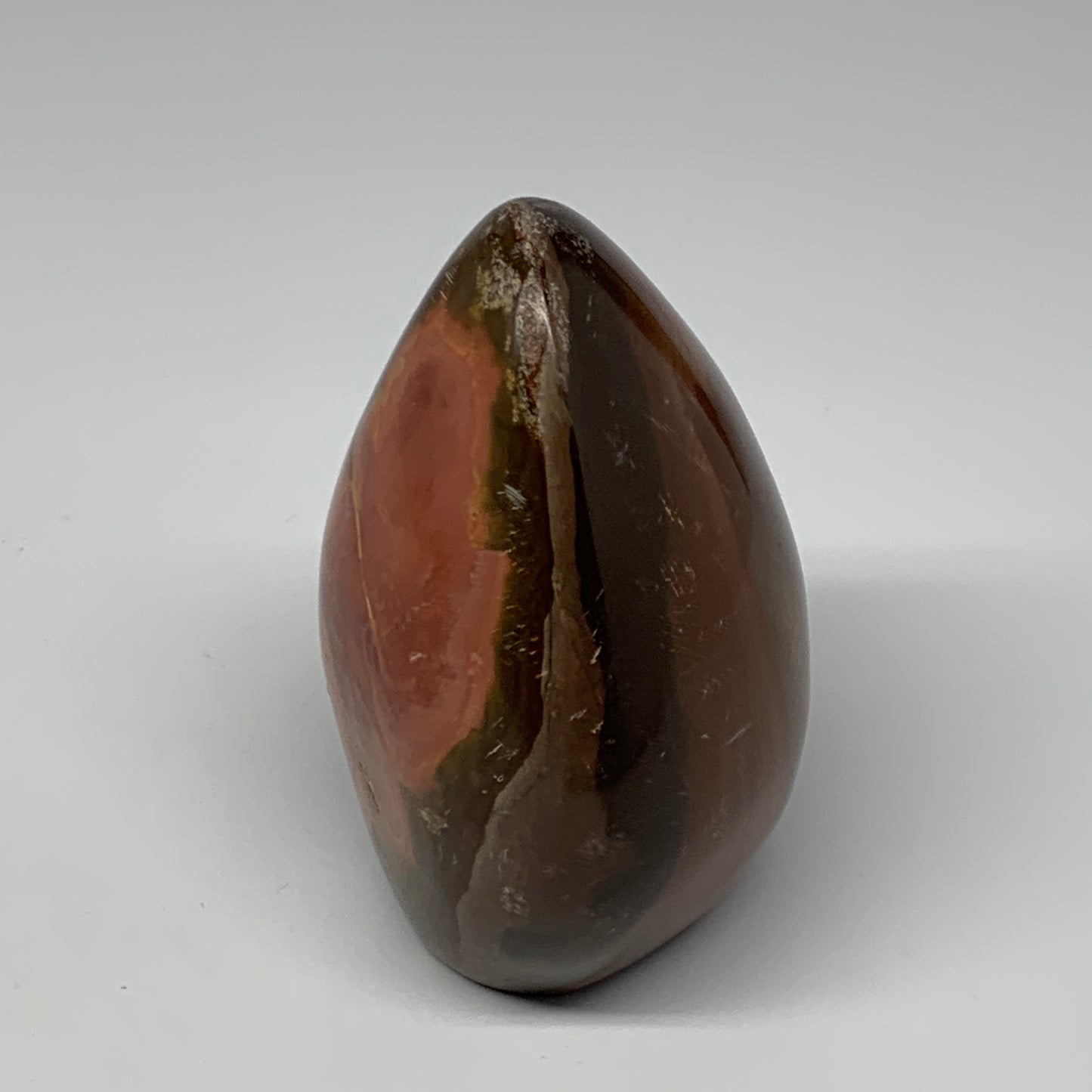 755g, 4.3"x 3.4"x2.6" Natural Polychrome Jasper Freeform @Madagascar, B18436