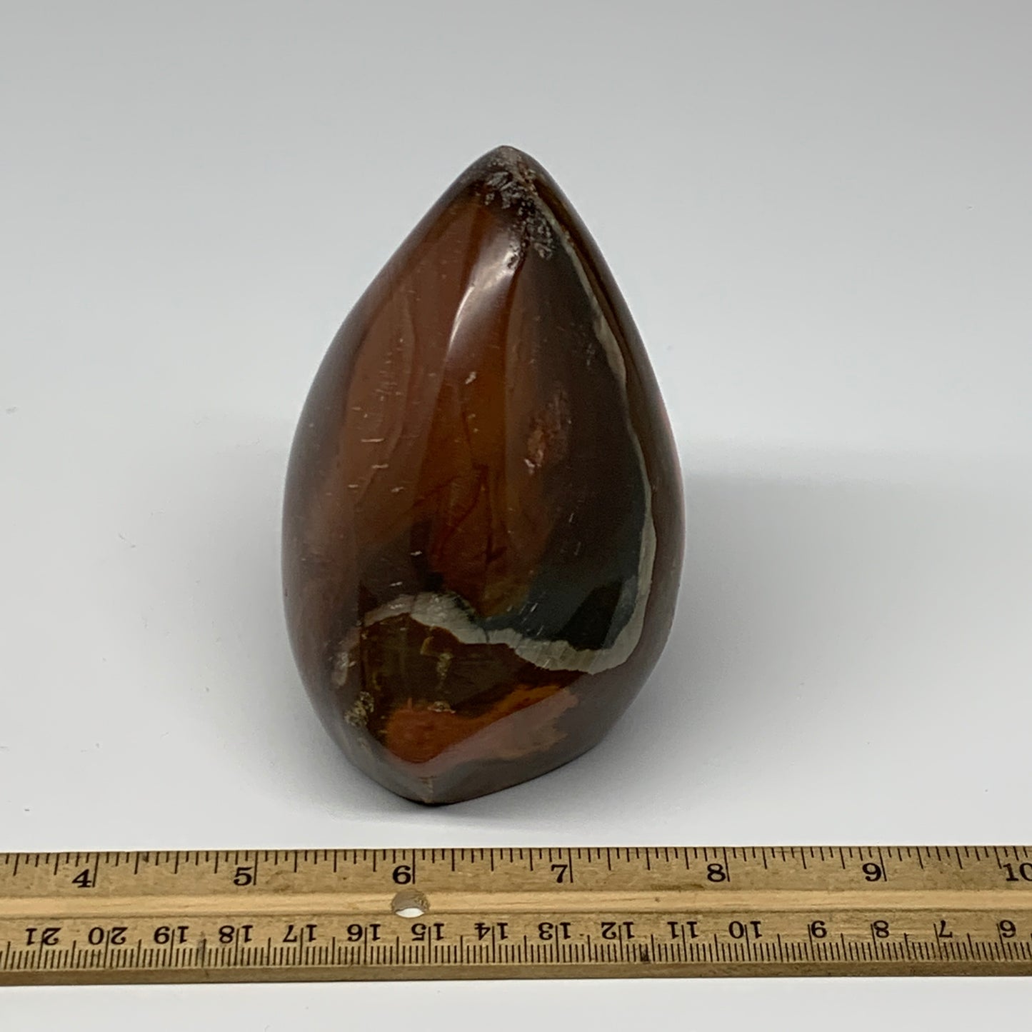 755g, 4.3"x 3.4"x2.6" Natural Polychrome Jasper Freeform @Madagascar, B18436