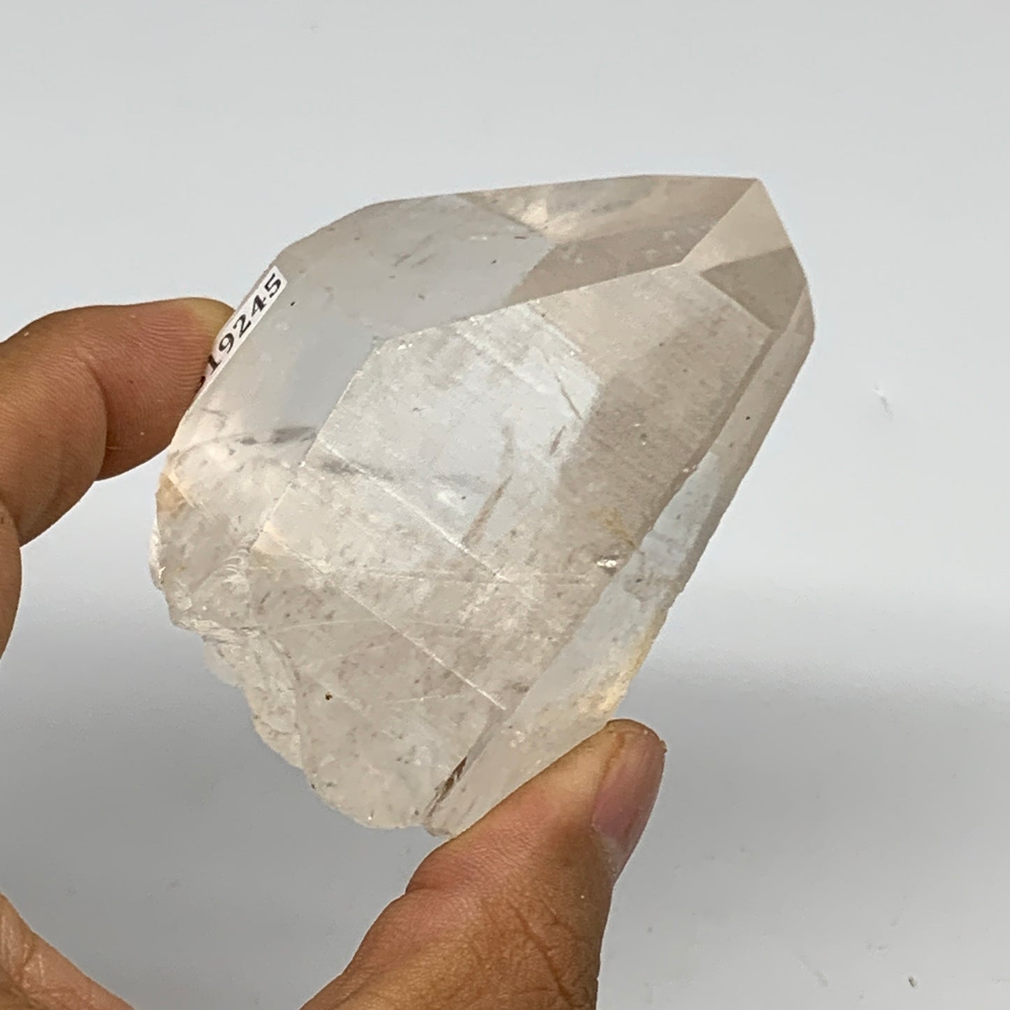 169.9g, 2.7"x2"x1.5", Lemurian Quartz Crystal Mineral Specimens @Brazil, B19245