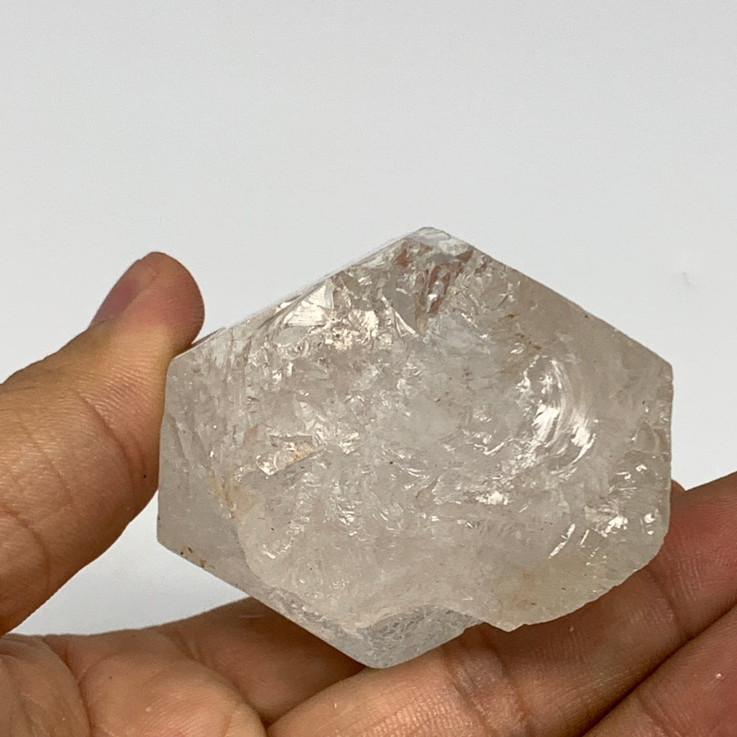 169.9g, 2.7"x2"x1.5", Lemurian Quartz Crystal Mineral Specimens @Brazil, B19245