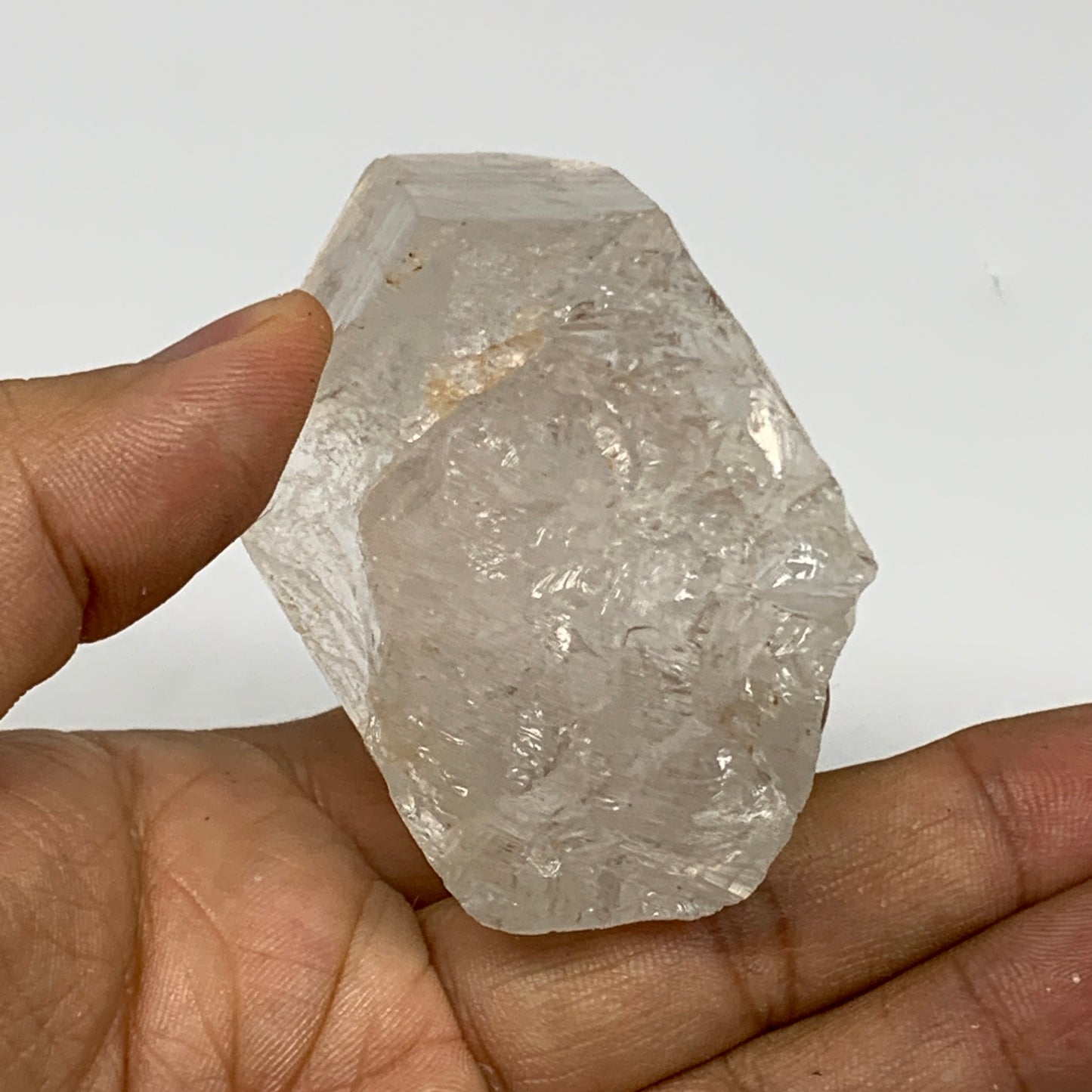 169.9g, 2.7"x2"x1.5", Lemurian Quartz Crystal Mineral Specimens @Brazil, B19245