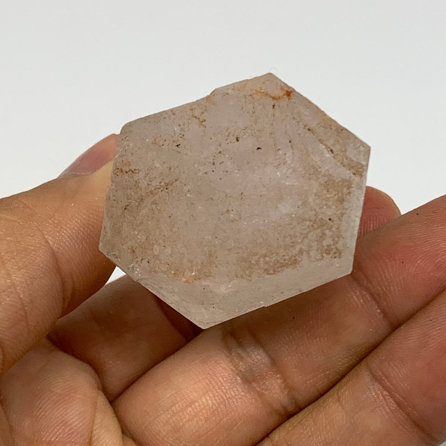 71.4g, 2"x1.5"x1.2", Lemurian Quartz Crystal Mineral Specimens @Brazil, B19248