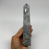 413g, 7.3"x1.4"x1.4", Sodalite Point Tower Obelisk Crystal @Pakistan, B26114