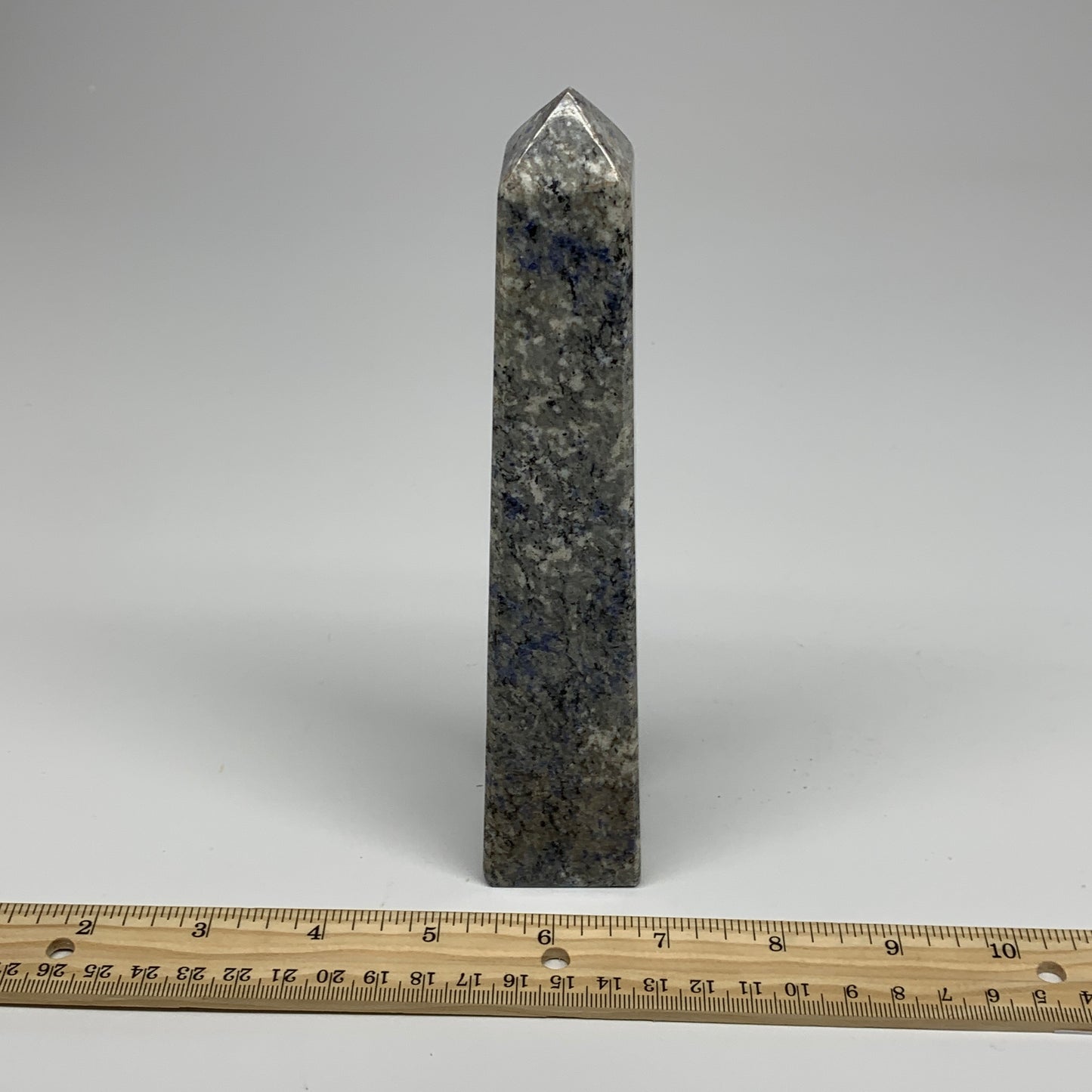 413g, 7.3"x1.4"x1.4", Sodalite Point Tower Obelisk Crystal @Pakistan, B26114