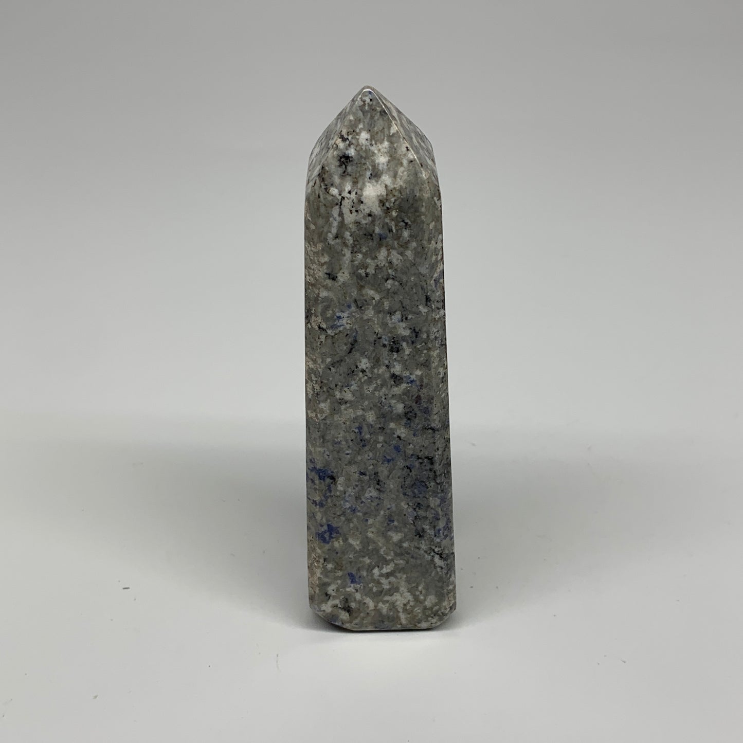 211g, 4.9"x1.3"x1.1", Sodalite Point Tower Obelisk Crystal @Pakistan, B26116