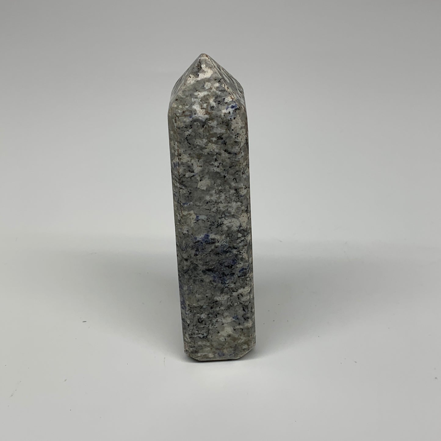 211g, 4.9"x1.3"x1.1", Sodalite Point Tower Obelisk Crystal @Pakistan, B26116