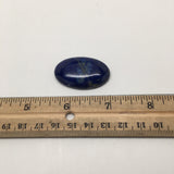 14.1Grams Natural Oval Shape Lapis Lazuli Cabochon Flat Bottom @Afghanistan,C292