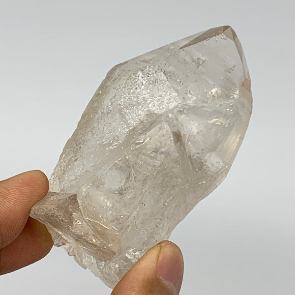 125g, 3"x1.6"x1.3", Lemurian Quartz Crystal Mineral Specimens @Brazil, B19252