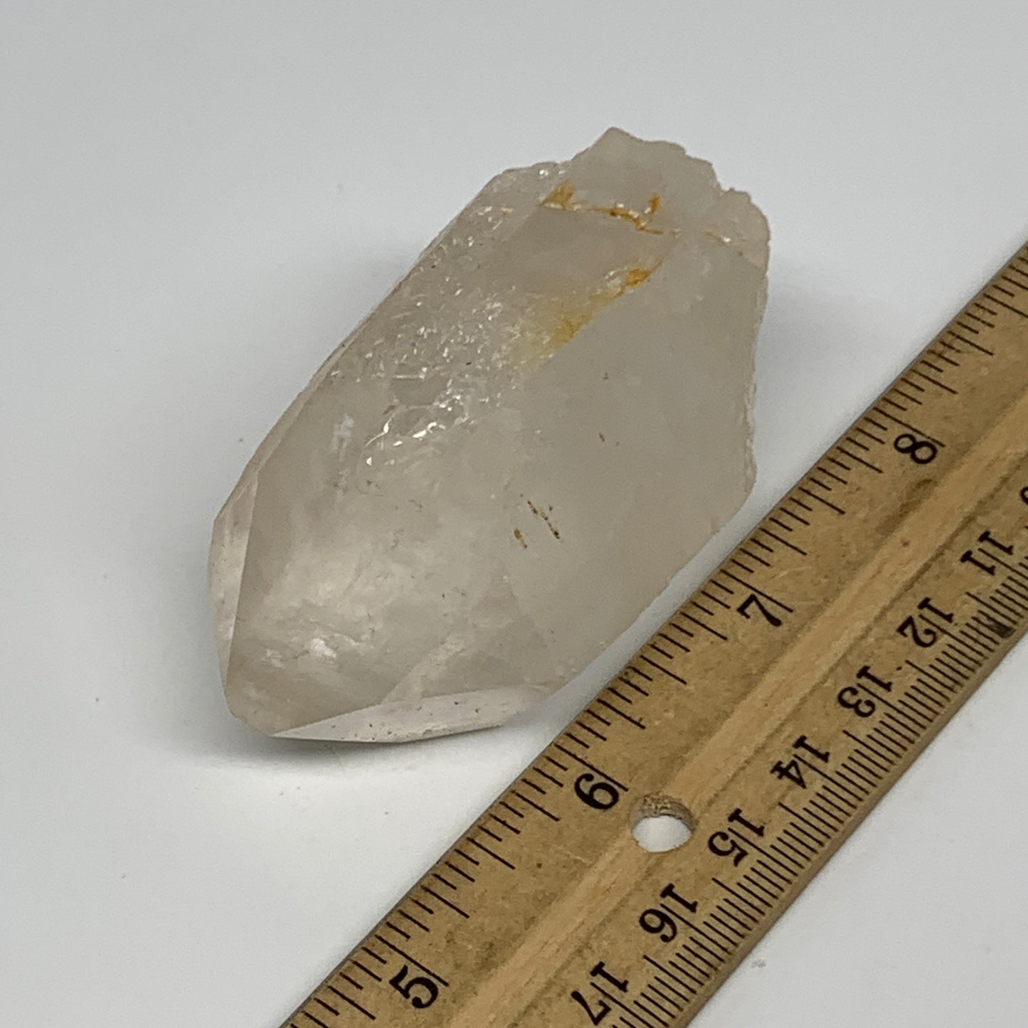 128.8g, 2.7"x1.6"x1.4", Lemurian Quartz Crystal Mineral Specimens @Brazil, B1925