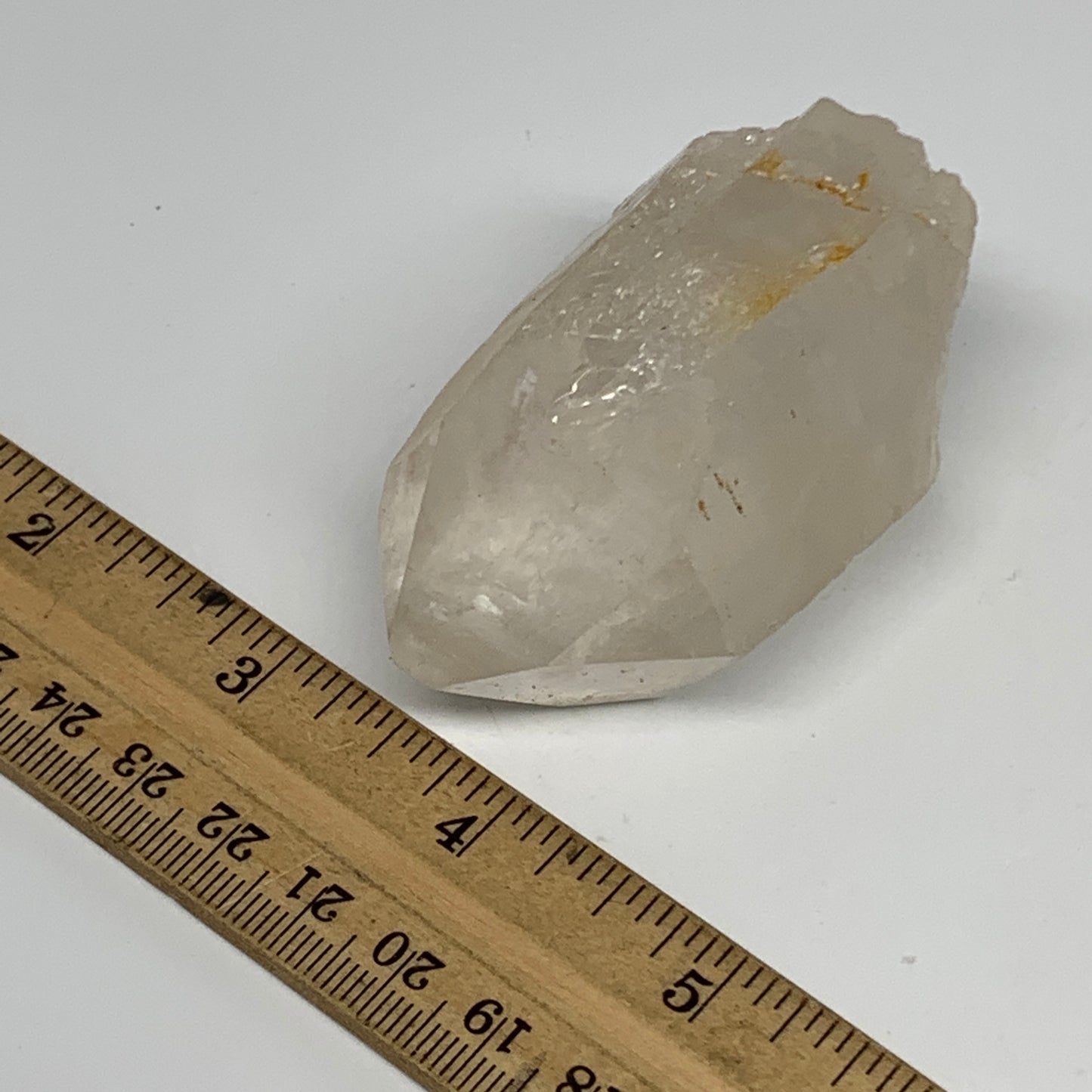 128.8g, 2.7"x1.6"x1.4", Lemurian Quartz Crystal Mineral Specimens @Brazil, B1925