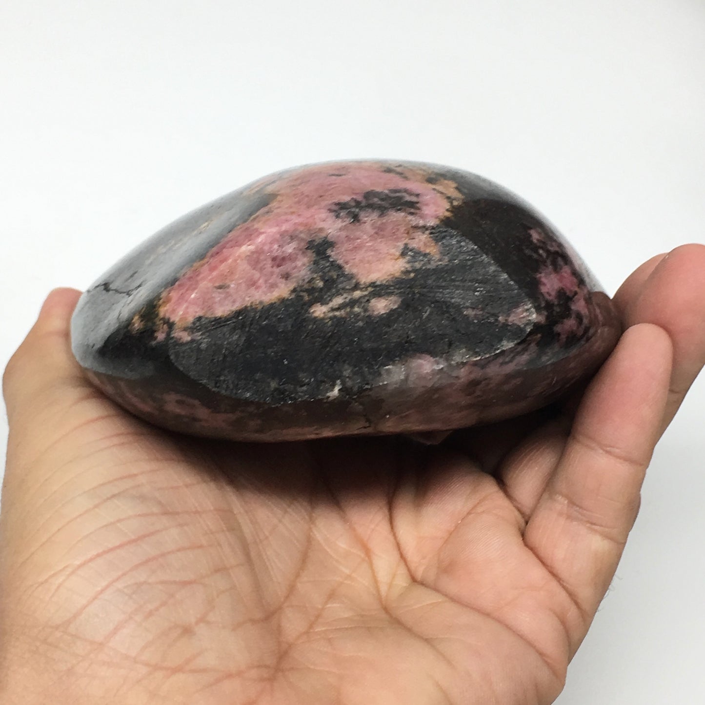 1292g, 5.8"x3.9"x1.9" Natural Rhodonite Freeform Polished Gemstones, B1025