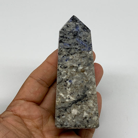 184.5g, 3.5"x1.4"x1.3", Sodakute Point Tower Obelisk Crystal @Pakistan, B26122