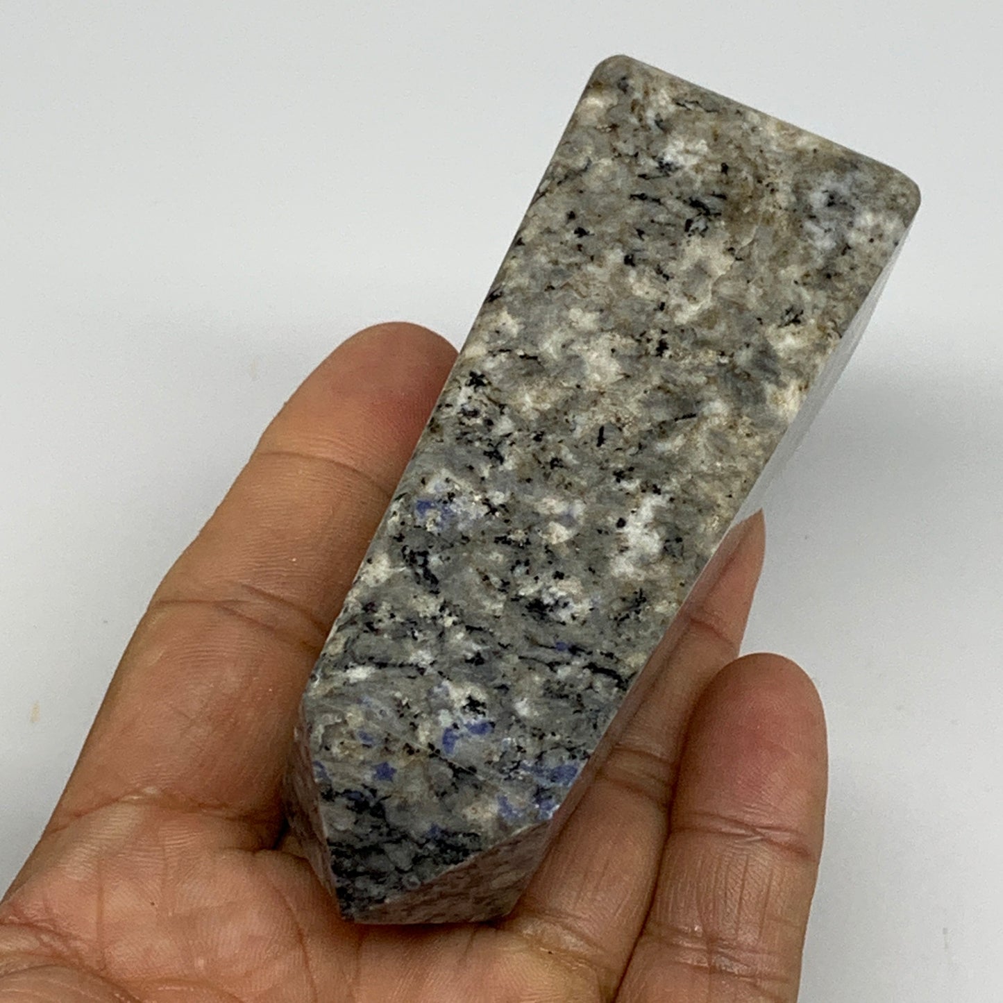 184.5g, 3.5"x1.4"x1.3", Sodakute Point Tower Obelisk Crystal @Pakistan, B26122