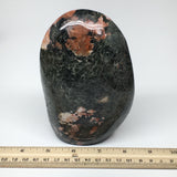 1358g, 5.6"x3.7"x2.3" Natural Rhodonite Freeform Polished Gemstones, B1027