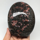 1138g, 4.6"x3.8"x2.3" Natural Rhodonite Freeform Polished Gemstones, B1032