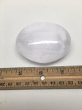 1pc,2.5"-2.8" White Selenite Palmstone Oval Healing Crystal Reiki Morocco,SLM07