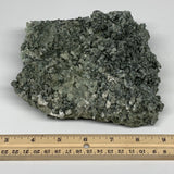 1160g, 6"x5.7"x2.3", Natural Green Prehnite Custer Mineral Specimen @Morocco, B1