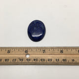 14.4Grams Natural Oval Shape Lapis Lazuli Cabochon Flat Bottom @Afghanistan,C322