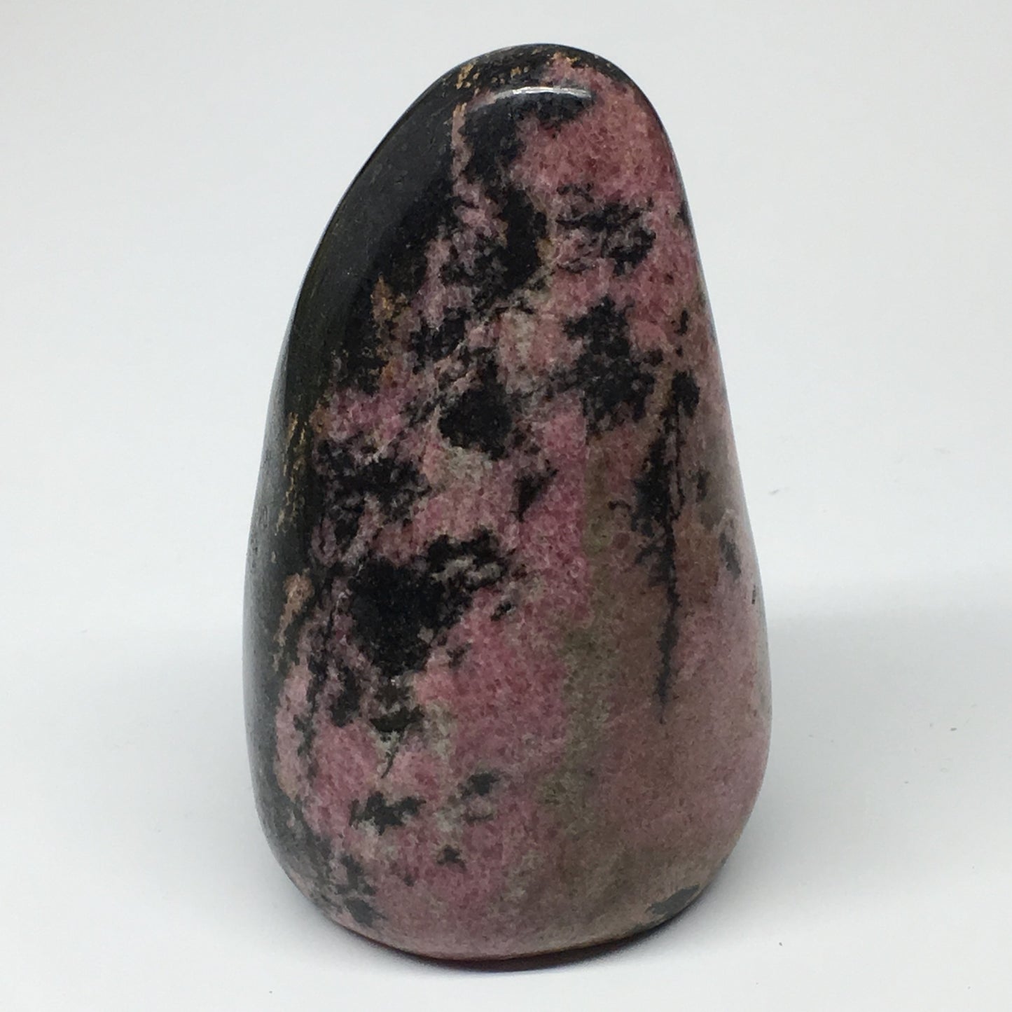 668g, 4.3"x2.5"x2.3" Natural Rhodonite Freeform Polished Gemstones, B1037