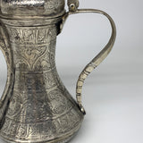 1162g,12.5"x6.5" Handmade Antique Pitcher Ewer Brass/Copper @Afghanistan, P151