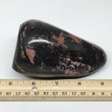 668g, 4.3"x2.5"x2.3" Natural Rhodonite Freeform Polished Gemstones, B1037