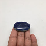 21.1Grams Natural Oval Shape Lapis Lazuli Cabochon Flat Bottom @Afghanistan,C327