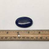 21.1Grams Natural Oval Shape Lapis Lazuli Cabochon Flat Bottom @Afghanistan,C327