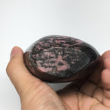 686g, 4.1"x3"x1.8" Natural Rhodonite Freeform Polished Gemstones, B1040