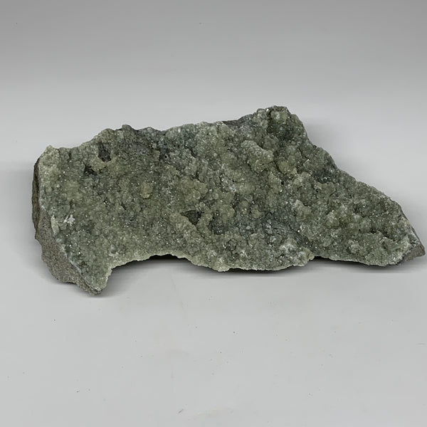 2474g,10.5"x5.9"x2.7",Natural Green Prehnite Custer Mineral Specimen @Morocco, B