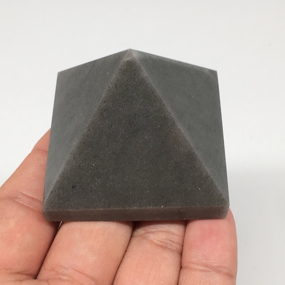 111.7g,1.9"x1.5" Natural Blue Aventurine Pyramid Gemstone Crystal @India,MF3492