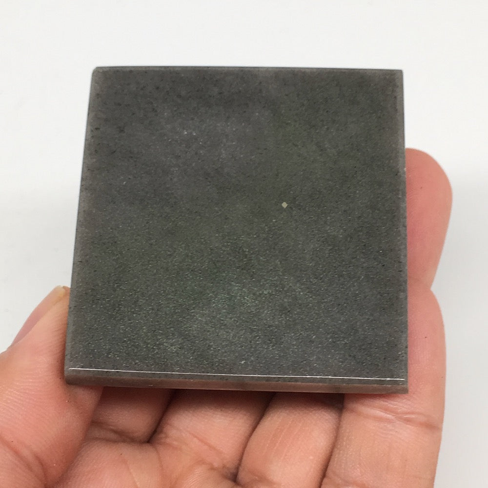 111.7g,1.9"x1.5" Natural Blue Aventurine Pyramid Gemstone Crystal @India,MF3492