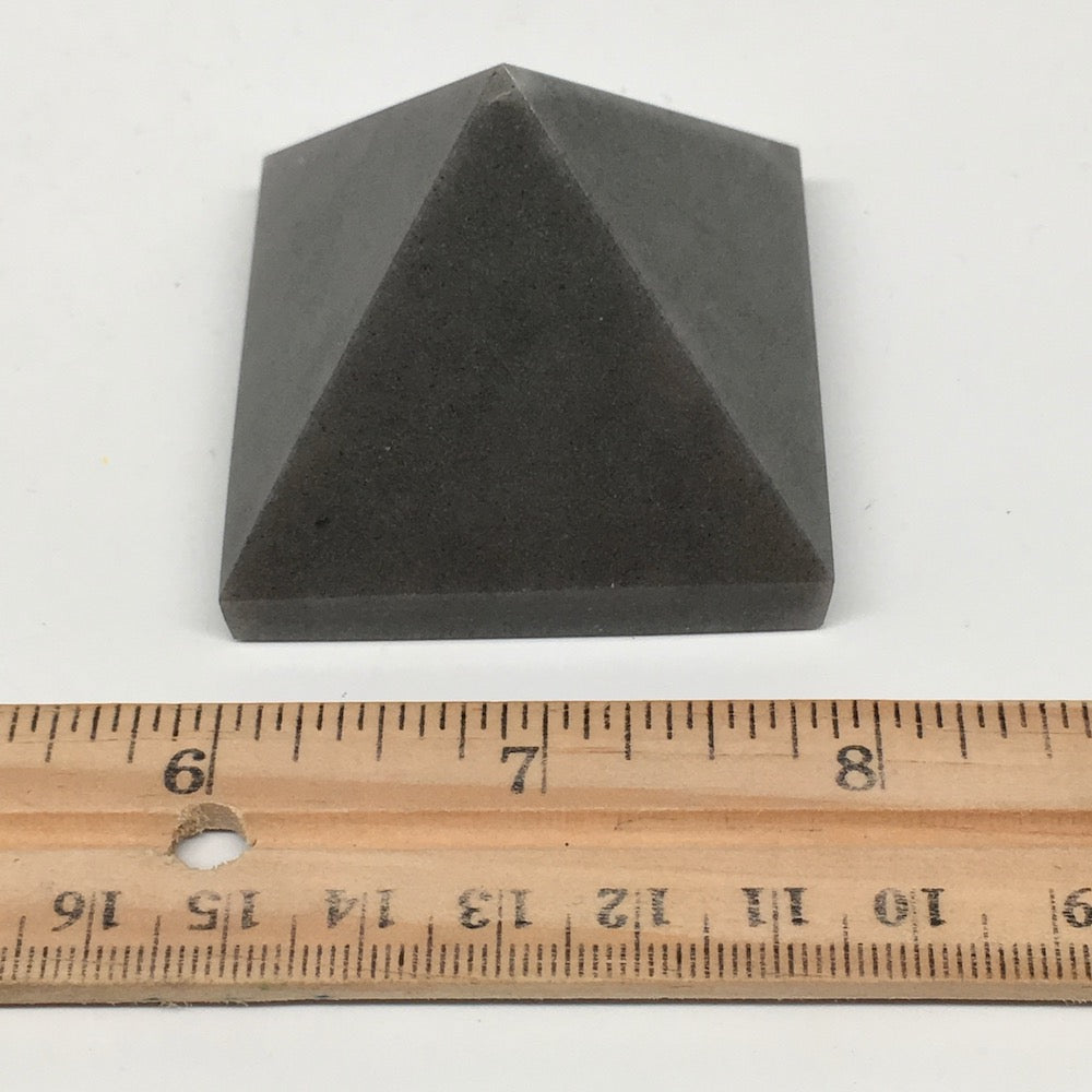 111.7g,1.9"x1.5" Natural Blue Aventurine Pyramid Gemstone Crystal @India,MF3492