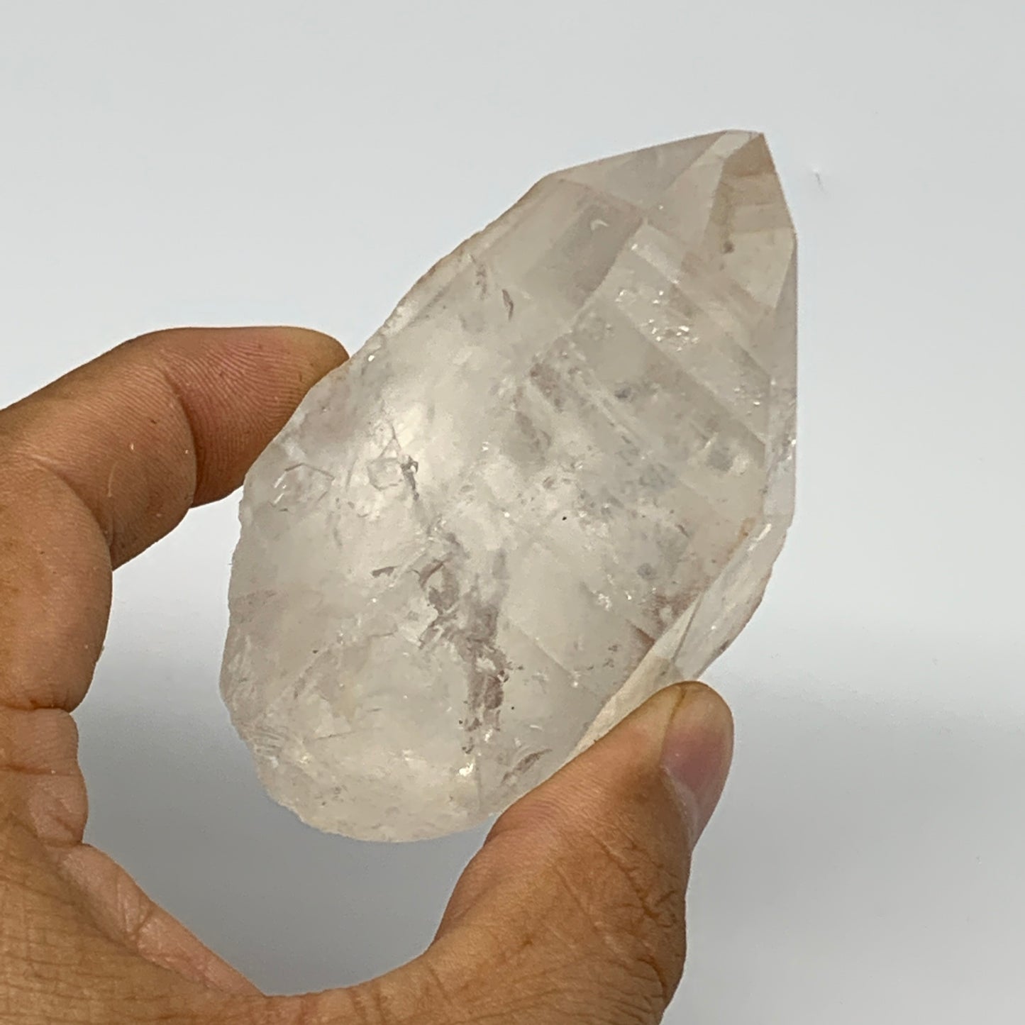 134.4g, 2.9"x2"x1.4", Lemurian Quartz Crystal Mineral Specimens @Brazil, B19274