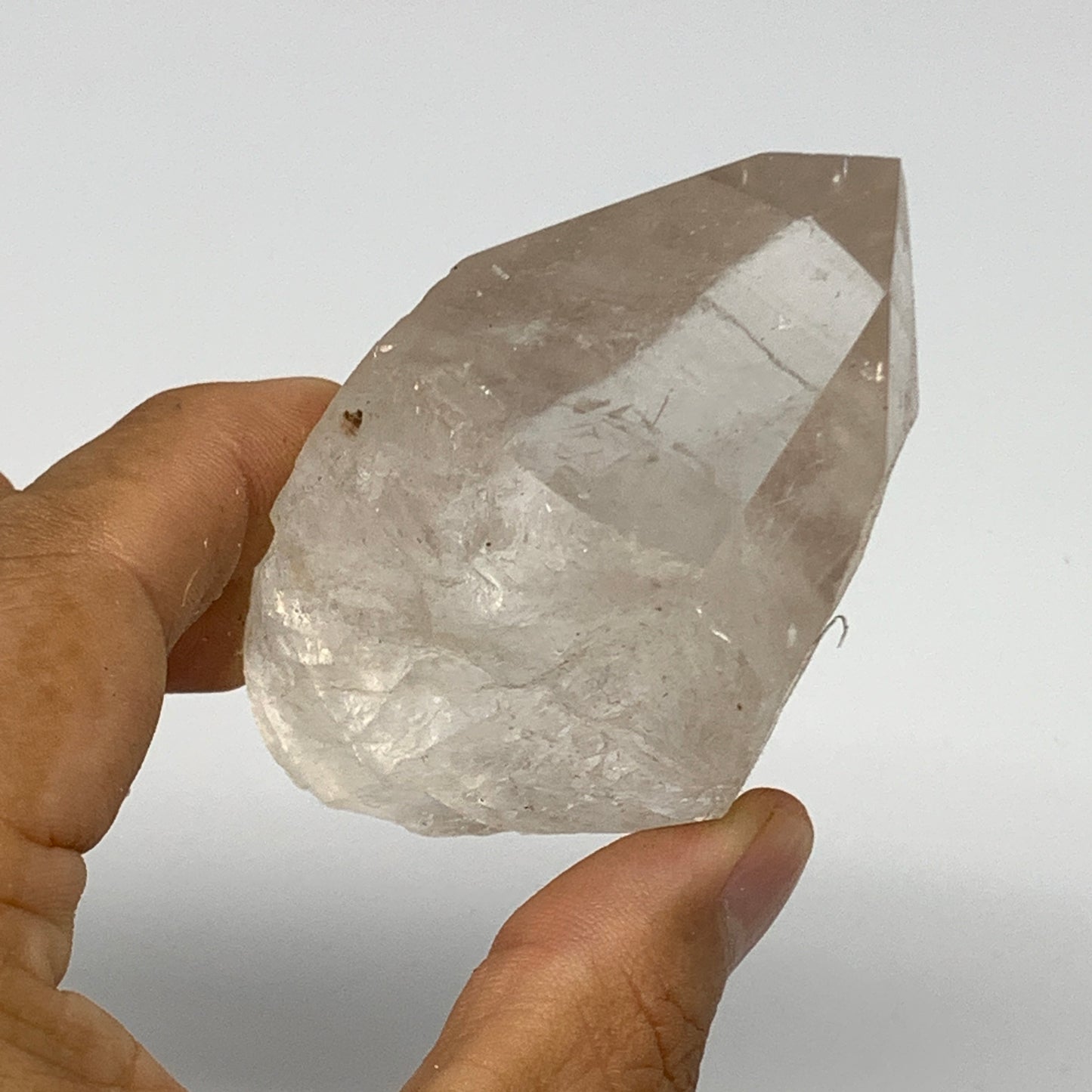 134.4g, 2.9"x2"x1.4", Lemurian Quartz Crystal Mineral Specimens @Brazil, B19274