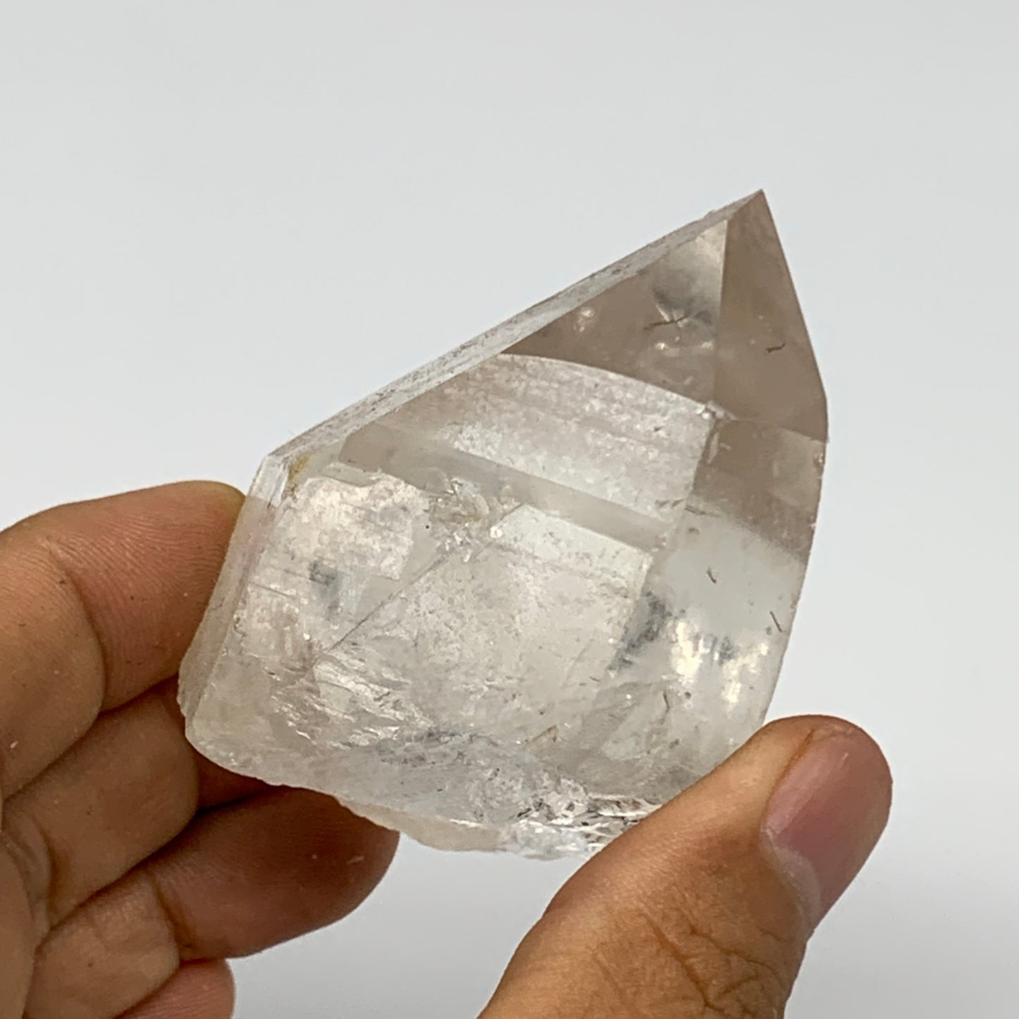 141.3g, 2.3"x2"x1.6", Lemurian Quartz Crystal Mineral Specimens @Brazil, B19275