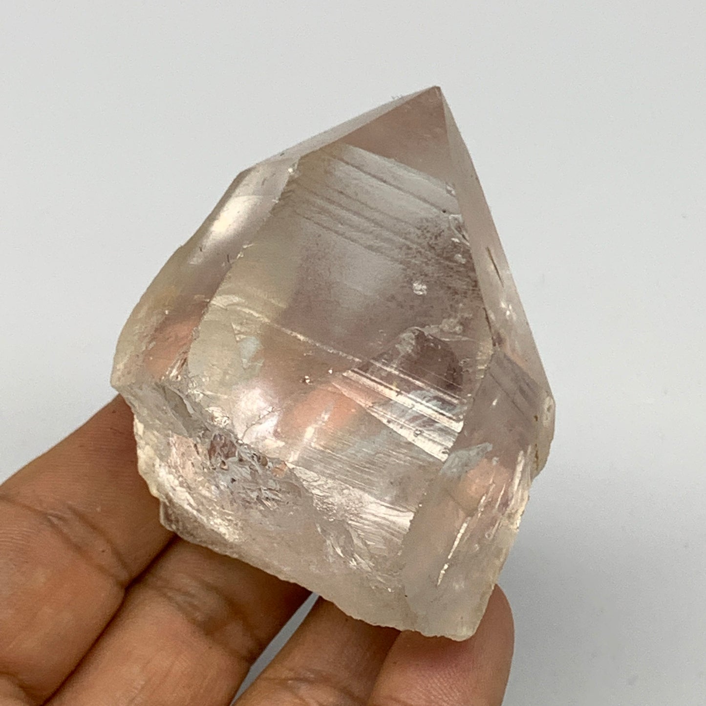 141.3g, 2.3"x2"x1.6", Lemurian Quartz Crystal Mineral Specimens @Brazil, B19275