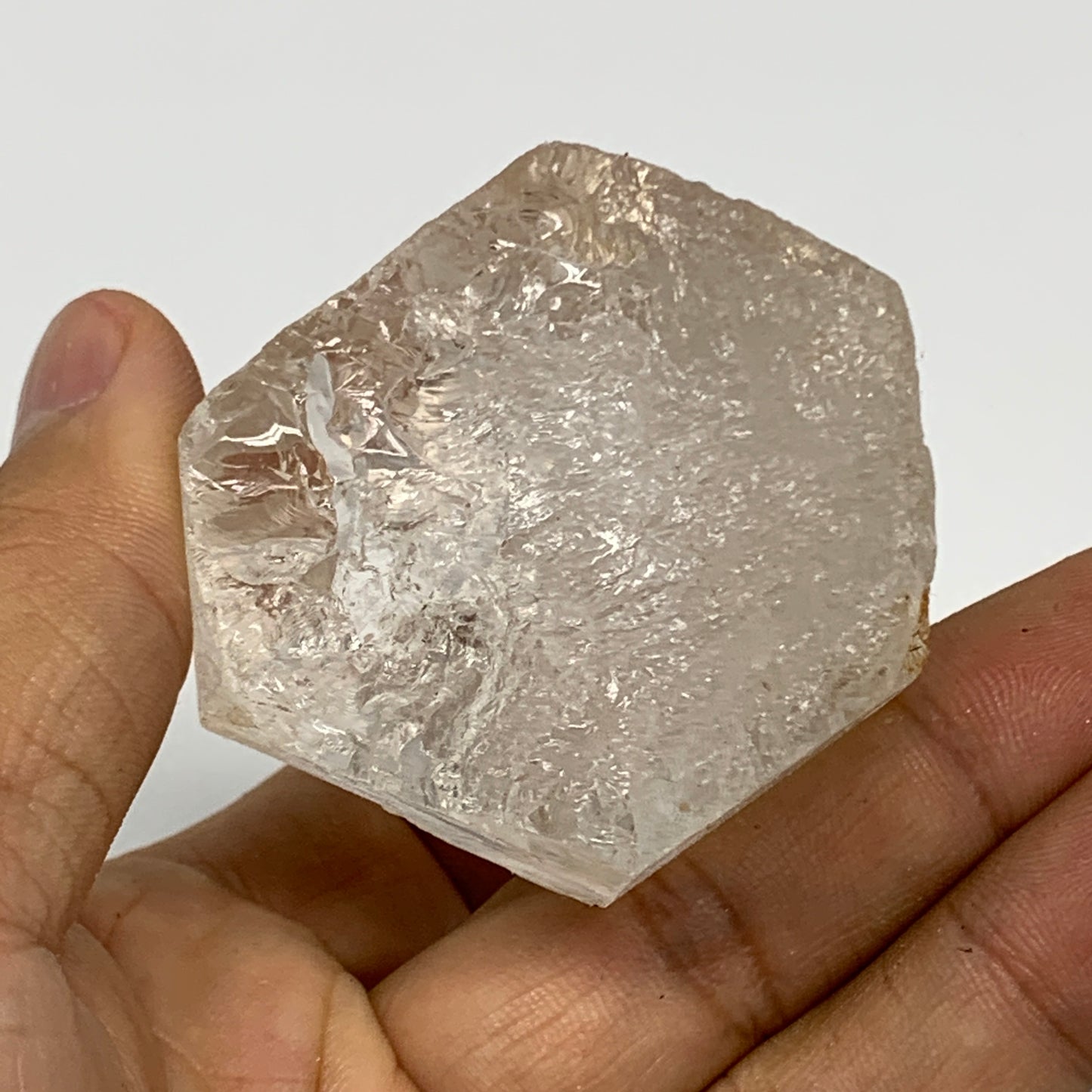 141.3g, 2.3"x2"x1.6", Lemurian Quartz Crystal Mineral Specimens @Brazil, B19275