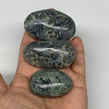 163.2g, 1.7"-2.3", 3pcs, Kambaba Jasper Palm-Stone Reiki @Madagascar,B10416